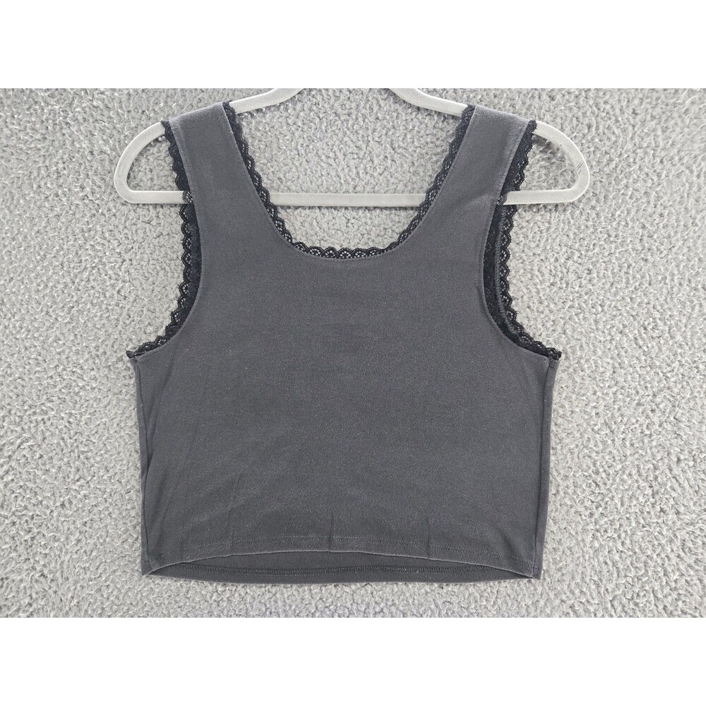 Hot Wheels Shirt Womens Small Black Racing Custom Deluxe Crop Lace Tank Top Car - Picture 3 of 7